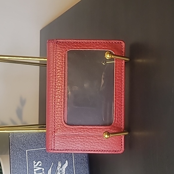 BURBERRY RED UNISEX WALLET - Picture 4 of 8